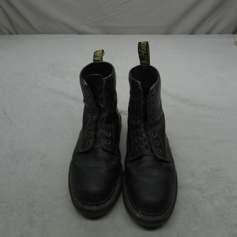 Dr Martens 1460 Unisex 11W 10M Safety Boots Blck Leather Slip Resistant Soft Toe
